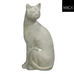 Macska alakú szolárlámpa 27,5x21,5x54,4 cm