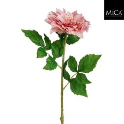 Dália művirág pink színben 74 cm