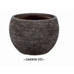 NDT Darwin 37D brown set of 3 kerámia növénytartó szett