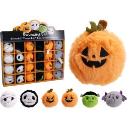 Halloween plüsslabda, 7 cm, több változatban