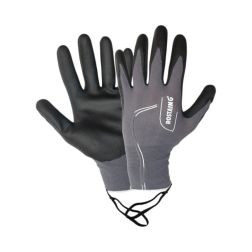 Maxfeel Nitril mikrohab érintőképernyős kesztyű 9-10es méret, szürke