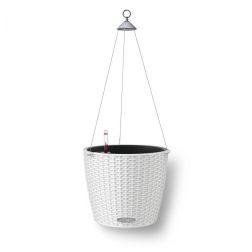 Lechuza NIDO Cottage 28 cm műanyag felakasztható kaspó white