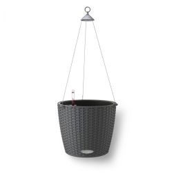 Lechuza NIDO Cottage 28 cm műanyag felakasztható kaspó granite