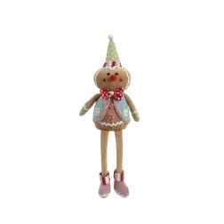 Plüss mézeskalács figura, 18x8x50 cm