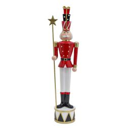 Brayden katonafigura jogarral, 46 cm magas