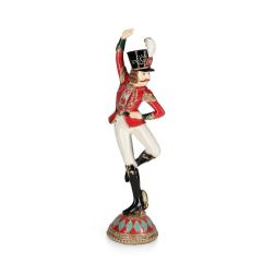 Jocelin piros-fehér katonafigura, 29,4 cm magas