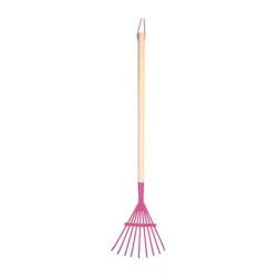 Esschert Design Gyerek lombseprű pink