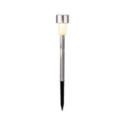 szolár stake light stainl steel leszúrható, kerti szolár lámpa