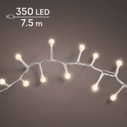 Lumineo Cherry LED fényfüzér, melegfehér fénnyel, 350 LED, 7,5 m, átlátszó kábellel