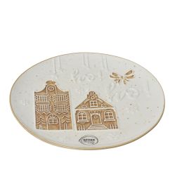 Mintás kerámia reggelizőtányér, Ø 20,5 cm; magasság: 1,8 cm
