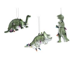 Karácsonyi figura alakú műanyag karácsonyfadísz matchazöld színben, 5,2x2,5x10,5 cm, több változatban