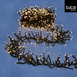 Luca Lighting Cluster LED fényfüzér, melegfehér fénnyel, 576 LED, 4,2 m, fekete kábellel