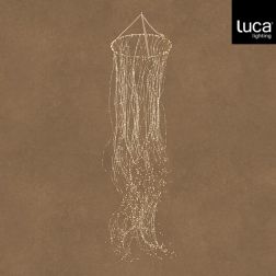 Ezüst LED csillárdekoráció, 1440 LED-del, 196 cm