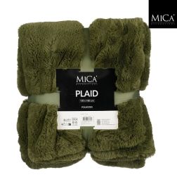 Alaska sötétzöld polártakaró, hossz: 180; szélesség: 130 cm