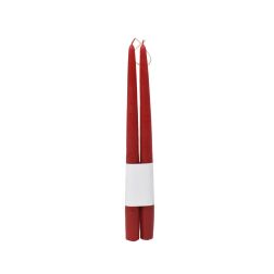 Karácsonypiros paraffin szálgyertya, Ø 2,2 cm; magasság: 32 cm