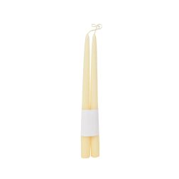 Elefántcsontszínű paraffin szálgyertya, Ø 2,2 cm; magasság: 32 cm