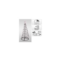 LED-es spirál dekorfa vízesés fénnyel, 524 LED, 150 cm