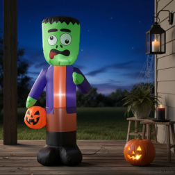 Felfújható Frankenstein dekoráció LED-világítással, 150 cm