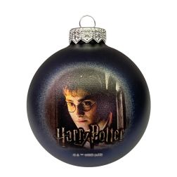Kék üveg karácsonyfadísz, Harry Potter – Harry Potter, 8 cm