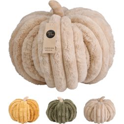 Textil tök alakú díszpárna, 32 cm, több színben