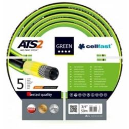 Cellfast ATS2 green 15-120 5 rétegű csavarodásmentes locsolótömlő, kerti tömlő 3/4" 25 m