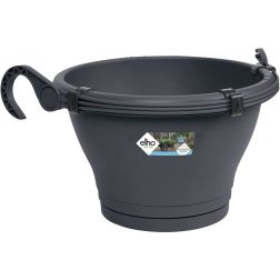 Elho Corsica hanging basket anthracit műanyag függőkosár antracit 30 cm