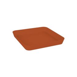 Elho Loft Urban Saucer Square Brique műanyag alátét 22 cm