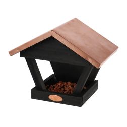 Esschert Design fali arany fém madáretető 28,2x17,3x22,5 cm