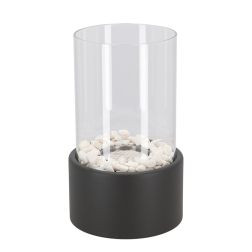 Bioethanol asztali kandall&oacute;, k&ouml;r alak&uacute;, 19 cm &aacute;tm&eacute;rőjű