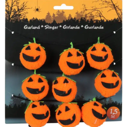 Halloweeni tökdekoráció filcből 150 cm