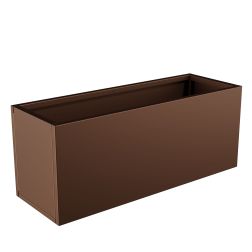 Nívó Lineo virágláda L, Dióbarna színben 100x35x40 cm