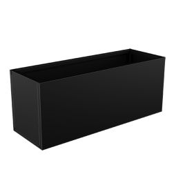 Nívó Lineo virágláda L, Fekete színben 100x35x40 cm