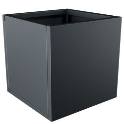 Nívó Cubo virágláda XS antracit színben 40x40 cm