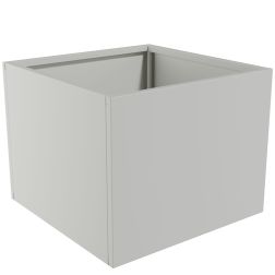 Nívó Cubo virágláda L, Fehér színben 70x70x55 cm
