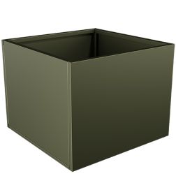 Nívó Cubo virágláda L, Olívazöld színben 70x70x55 cm