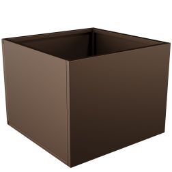 Nívó Cubo virágláda L, Szépiabarna színben 70x70x55 cm