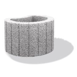 Semmelrock Mini növényedény szürke színben 30x30x20 cm (szállítási költség rendelt mennyiségtől függően)