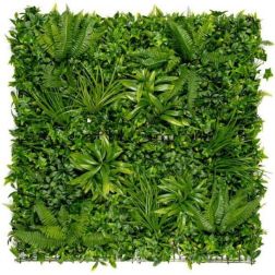 Nortene Vertical tropic természetes hatású zöldfal trópusi növényekkel 1x1 m