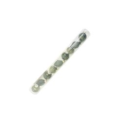 Zöld üveg karácsonyfadísz-szett, 9 darab, Ø 3 cm; csepp: 2,5 × 4,5 cm, több változatban