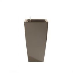 Artevasi Pisa Pot Self Watering System 40/78 cm önöntöző műanyag kaspó taupe színben