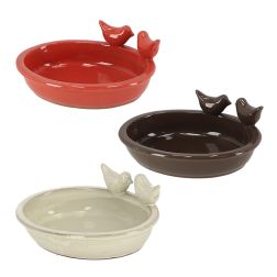 Esschert Design kerámia madáretető és itató 31,2x23,8x11,4 cm, több változatban