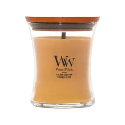 WoodWick Golden Bourbon közepes üveg illatgyertya