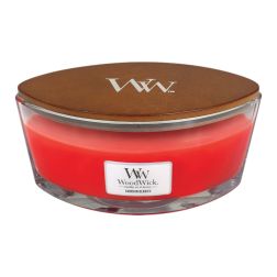 WoodWick Crimson Berries hajó üveg illatgyertya