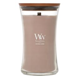 WoodWick Patchouli Créme nagy üveg illatgyertya
