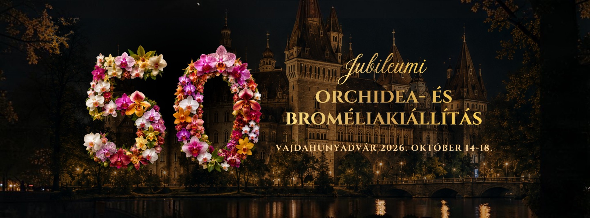 Orchidea kiállítás 2026 ősz – A jegy ára levásárolható az Oázisban!